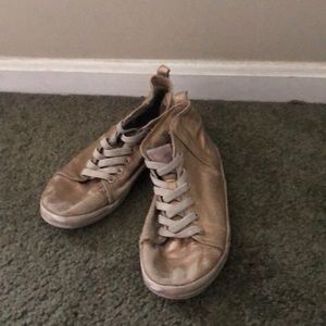 Gold Sneakers